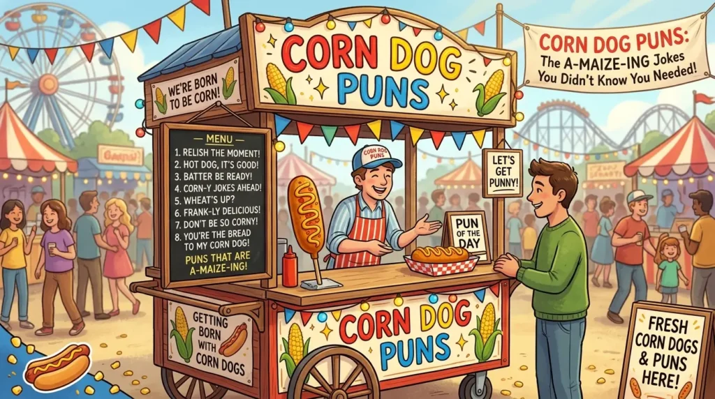 Corn dog puns