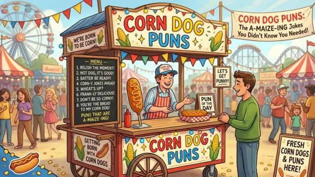 Corn dog puns
