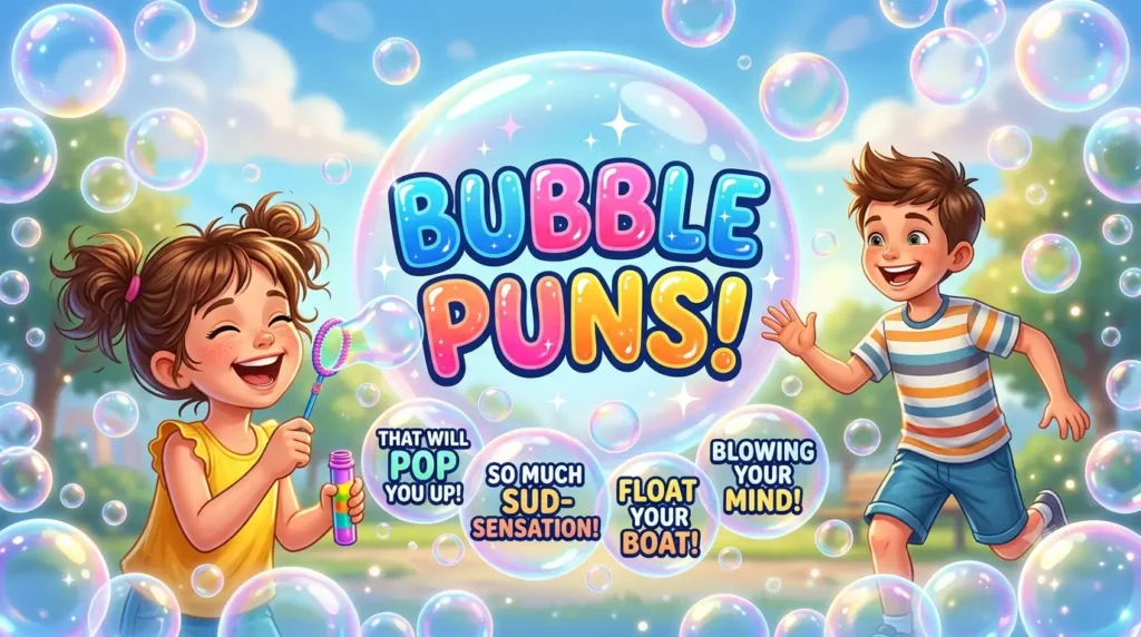 bubble puns