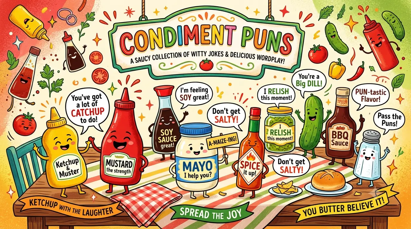 condiment puns