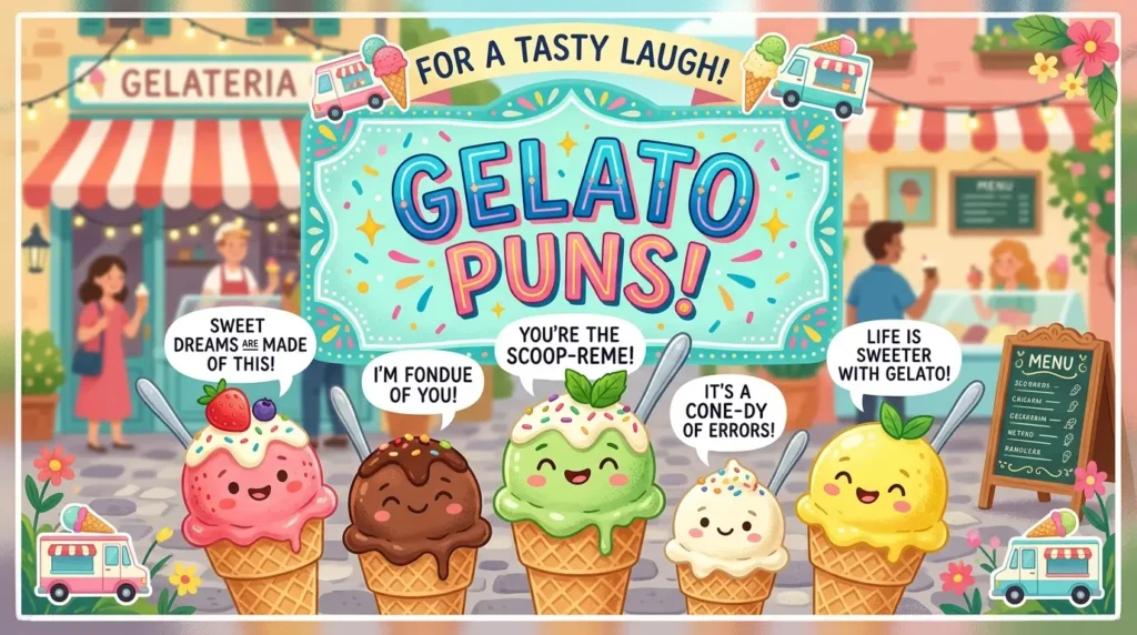 gelato puns
