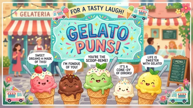 gelato puns