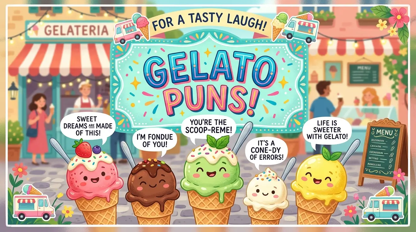 gelato puns