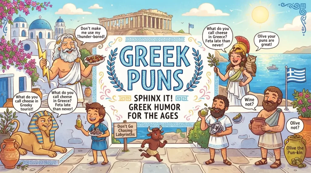 greek puns