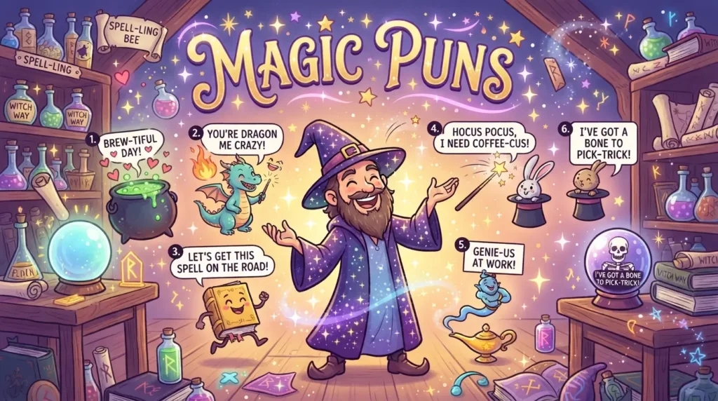 magic puns