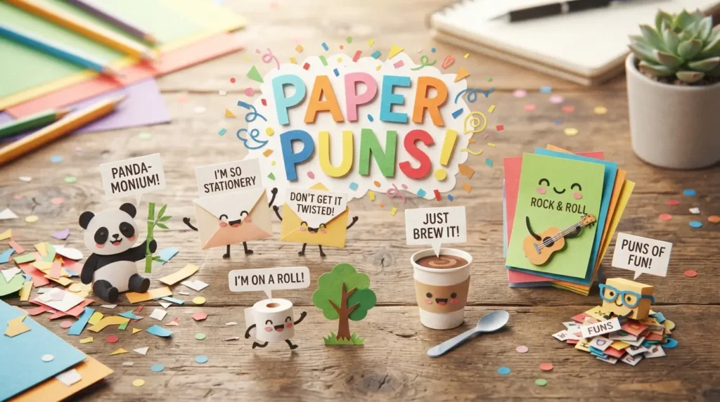 paper puns