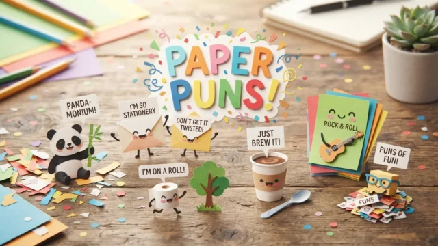 paper puns