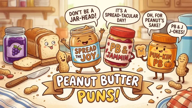 peanut butter puns