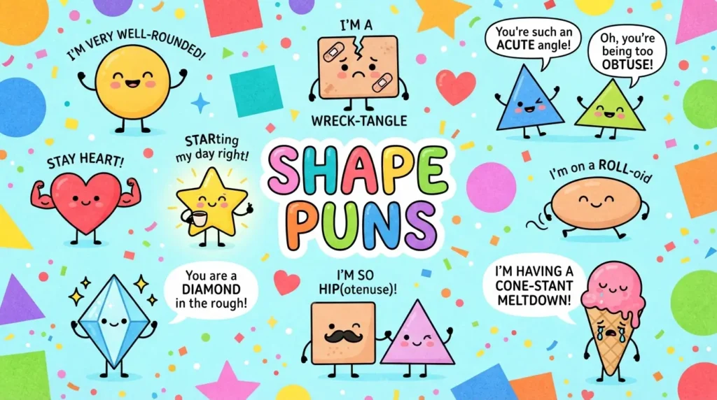 shape puns