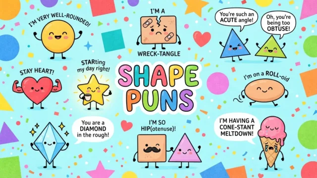 shape puns