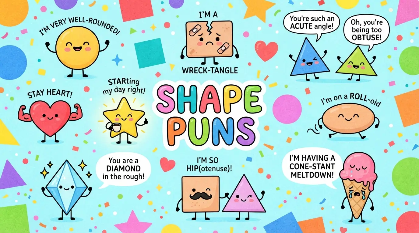 shape puns