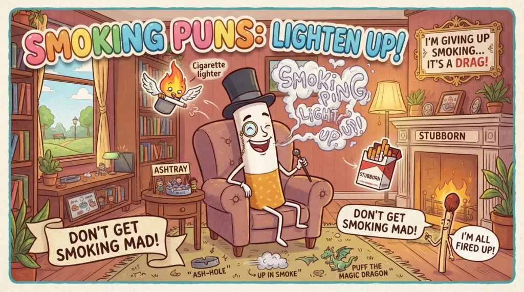 smoking puns