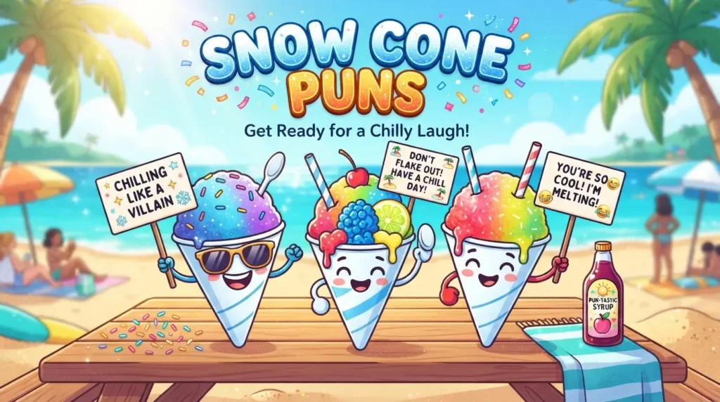 snow cone puns