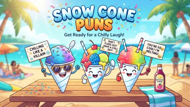 snow cone puns