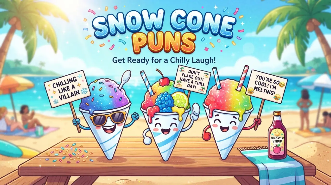 snow cone puns
