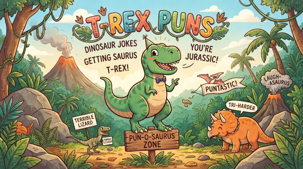 t rex puns