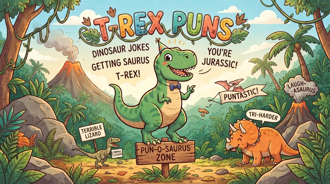 t rex puns