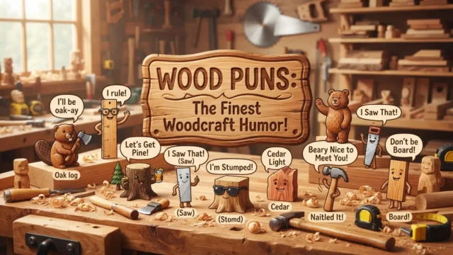 wood puns