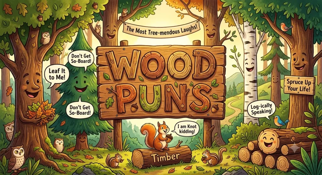 wood puns