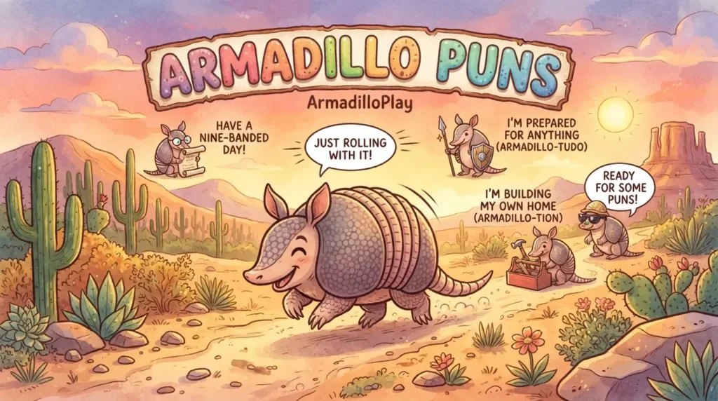 armadillo puns