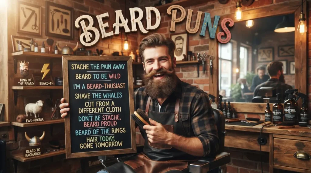 beard puns