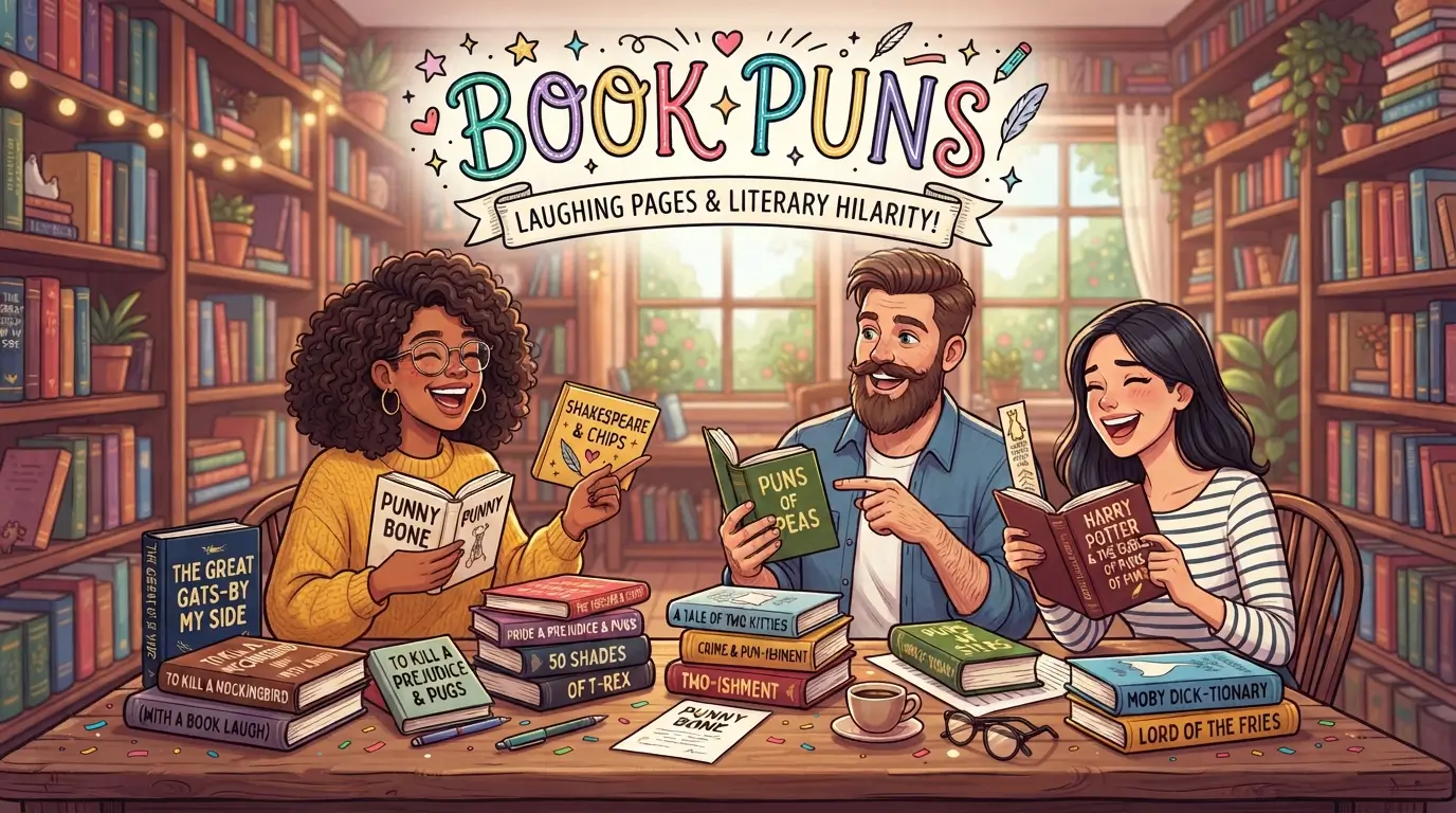 book puns