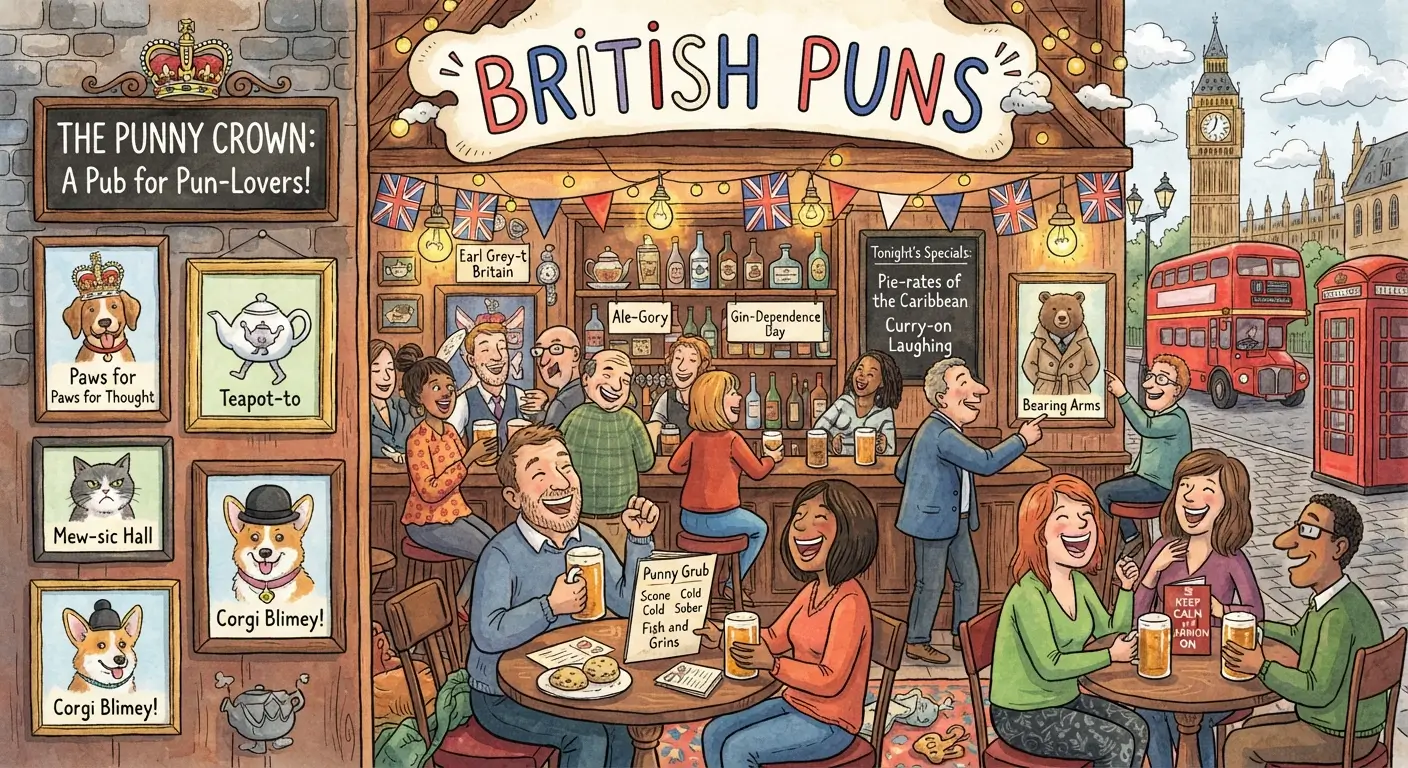 british puns