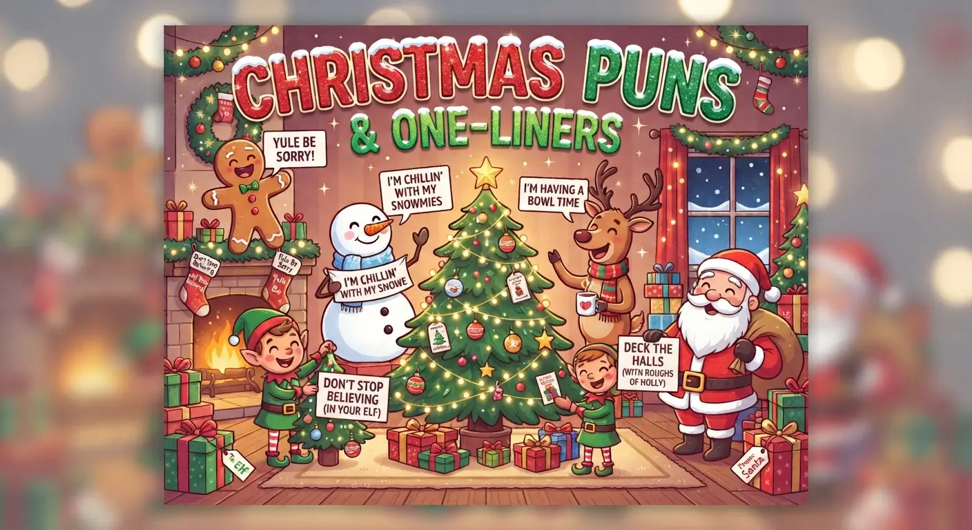 christmas puns one liners