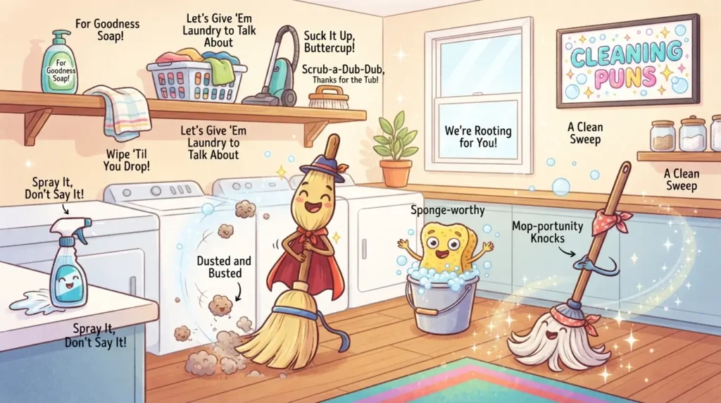 cleaning puns