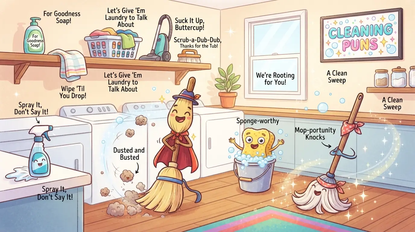 cleaning puns