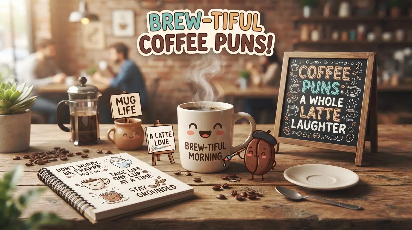 coffee puns