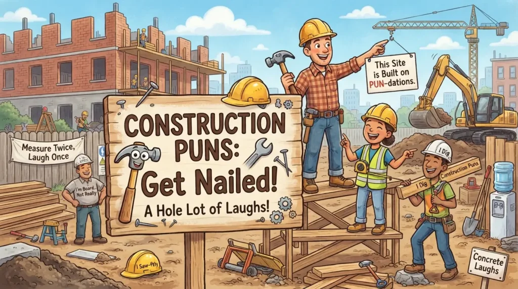 construction puns