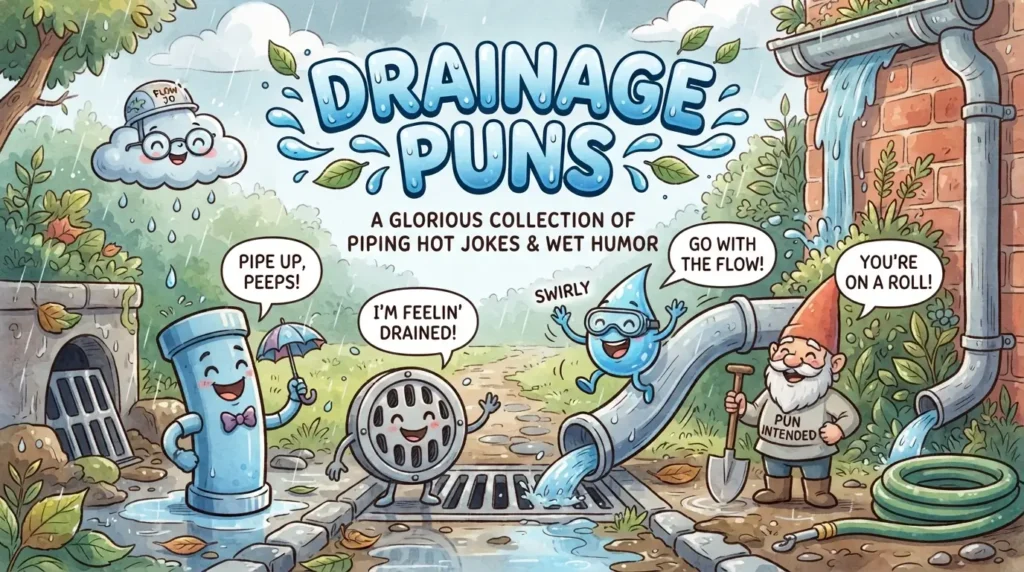 drainage puns
