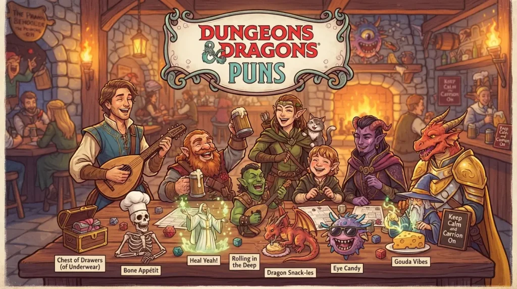 dungeons & dragons puns
