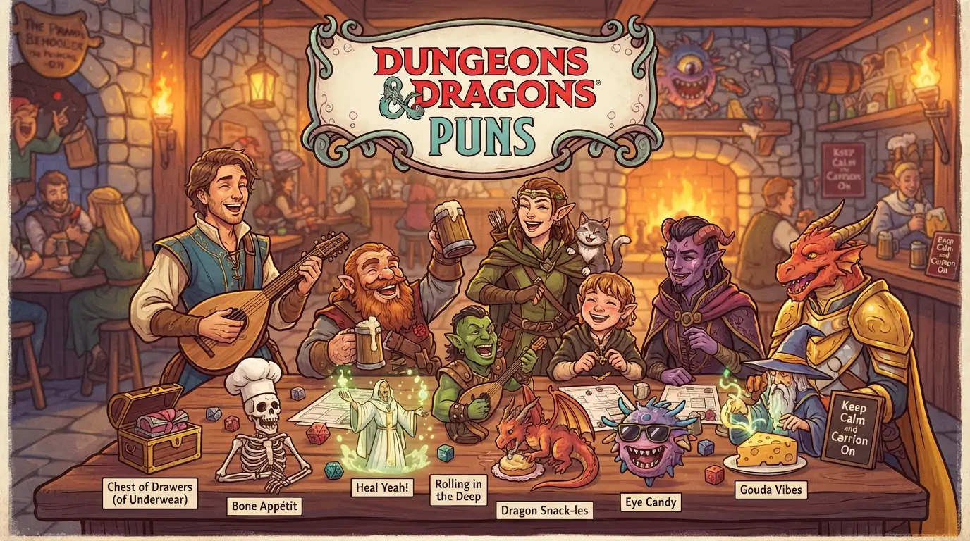 dungeons & dragons puns