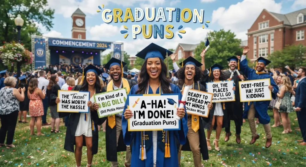 graduation puns