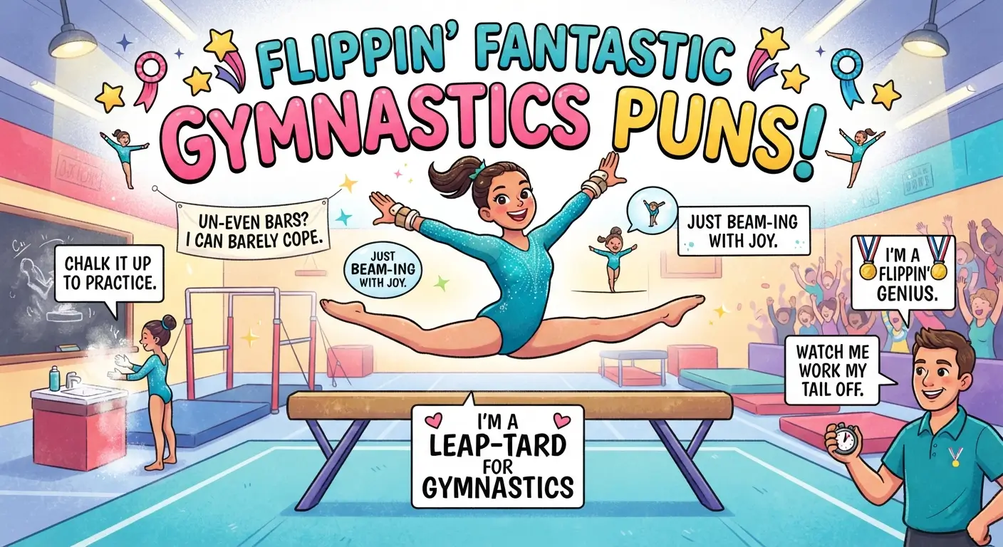 gymnastics puns