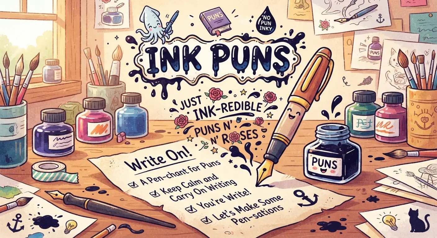 ink puns
