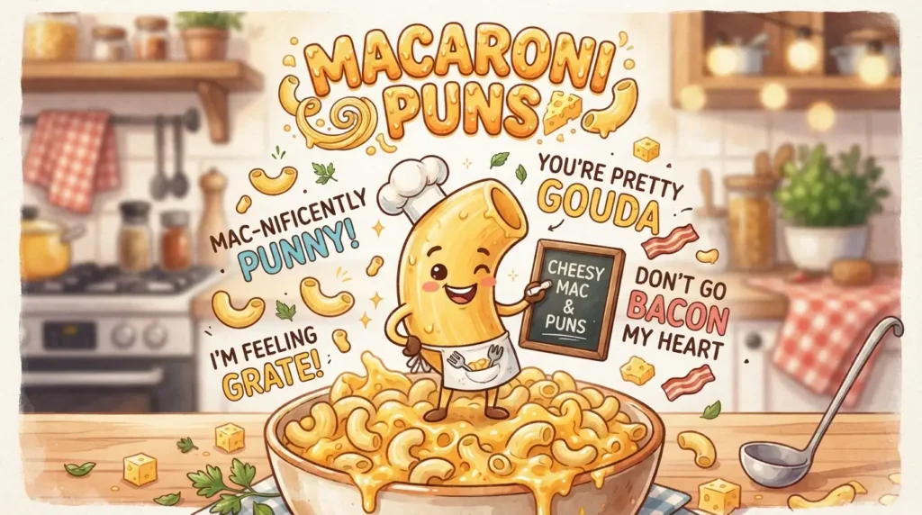 macaroni puns