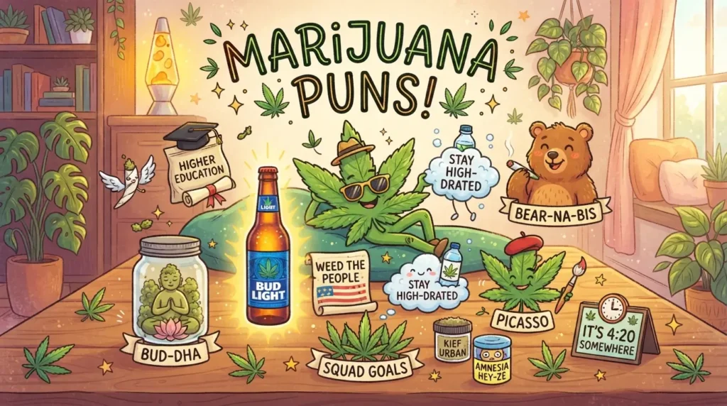 marijuana puns