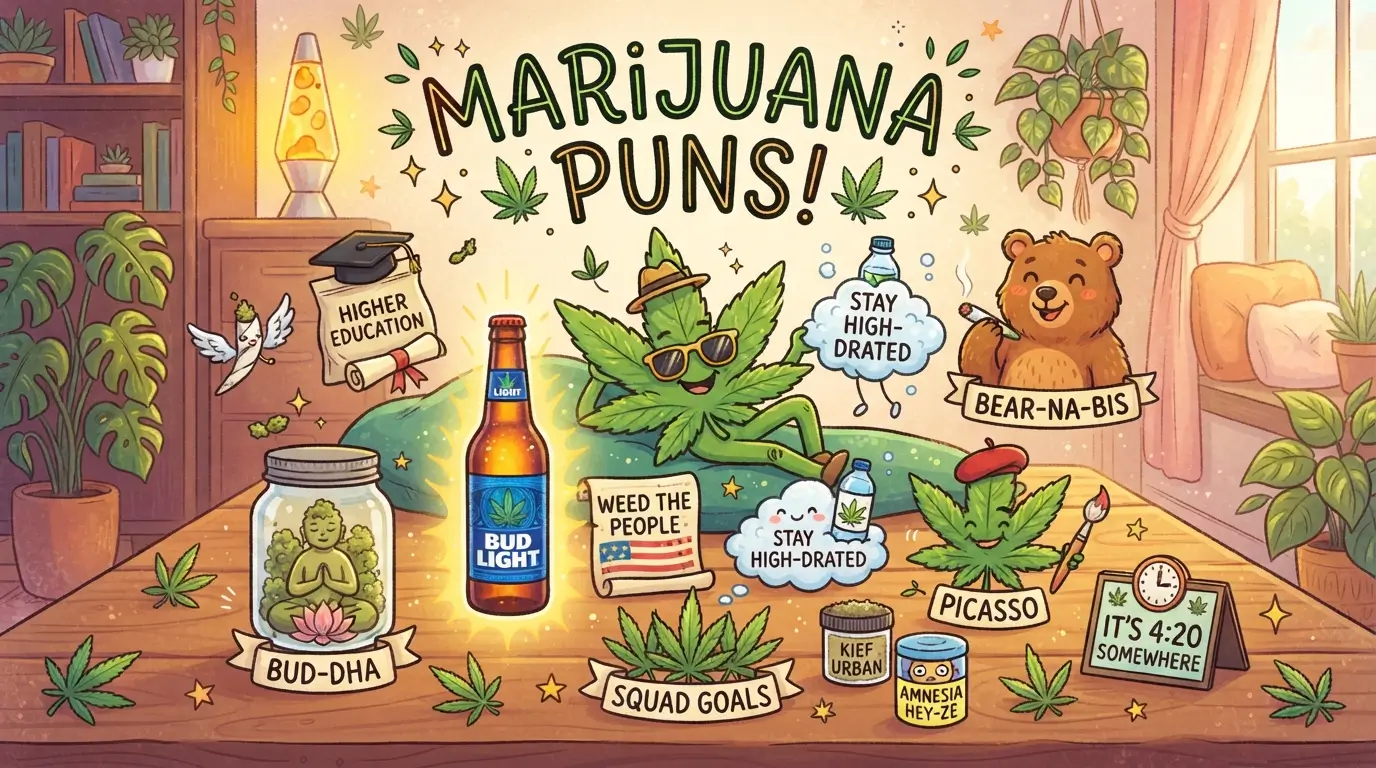 marijuana puns