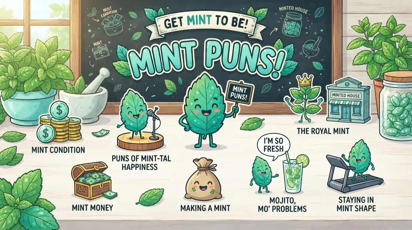 mint puns