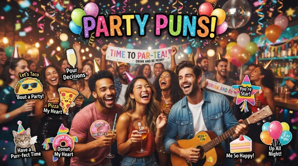 party puns