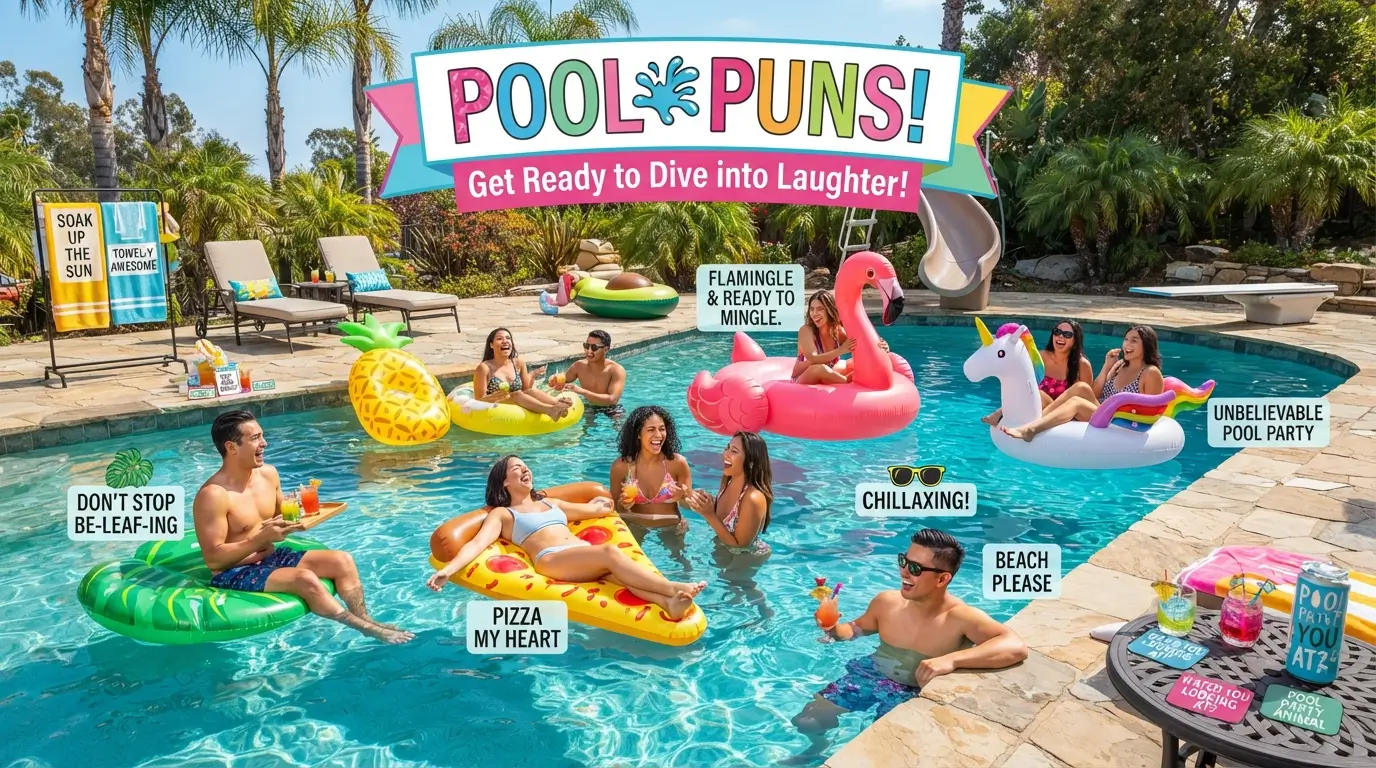 pool puns