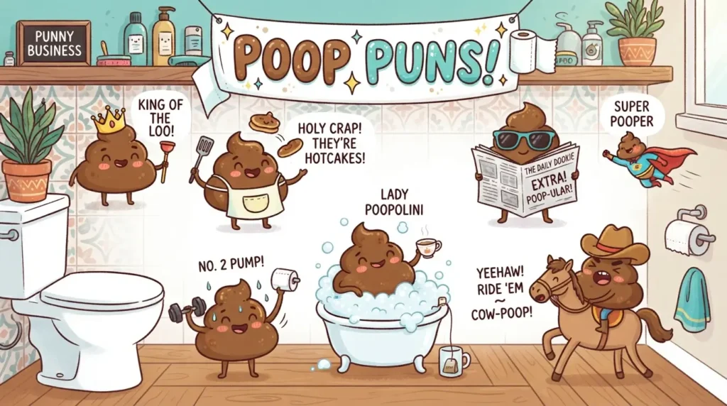poop puns