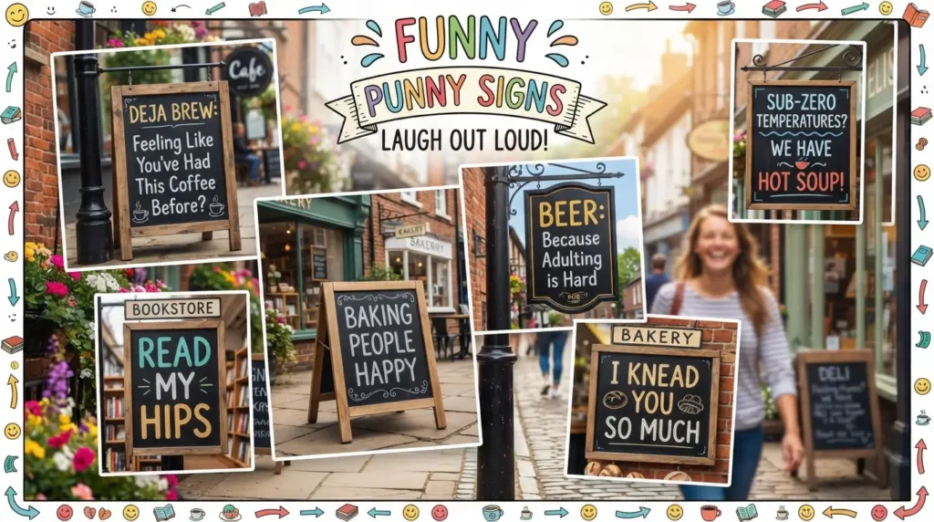 puns funny signs