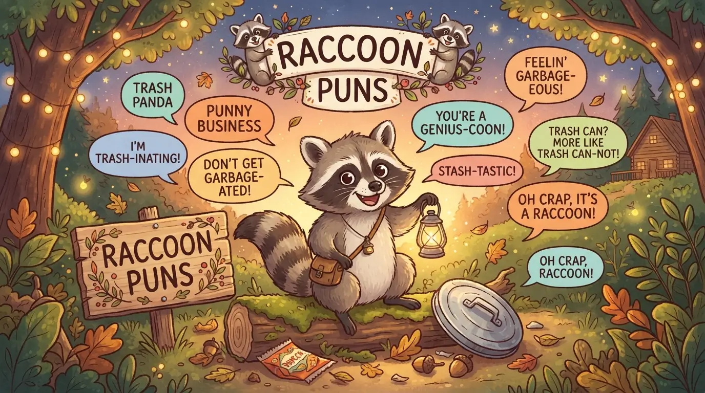 raccoon puns