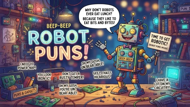 robot puns