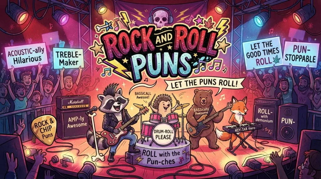 rock and roll puns