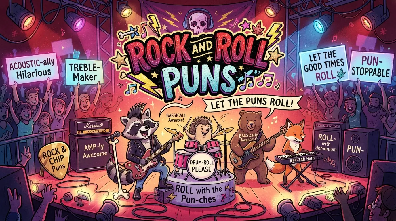 rock and roll puns